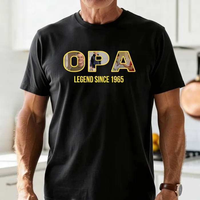 Gepersonaliseerd T-shirt met Foto in Letters