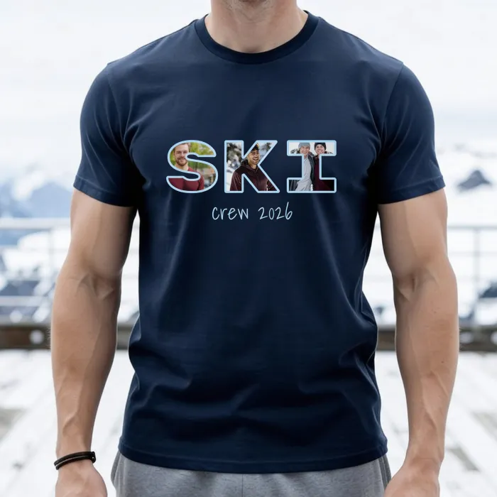 Gepersonaliseerd T-shirt met Foto in Letters