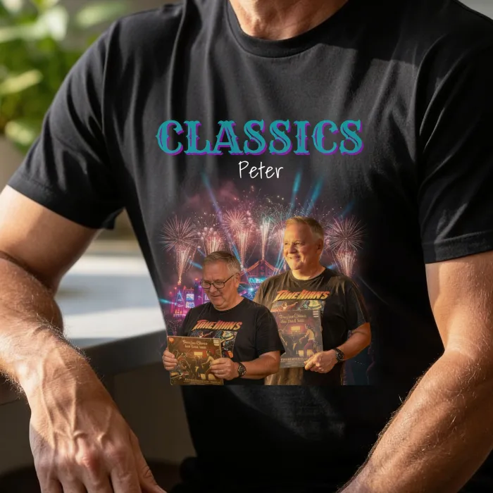 Gepersonaliseerd Retro Vintage Bootleg T-shirt