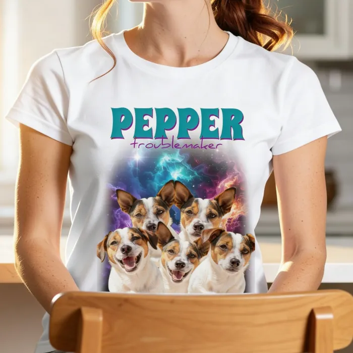 Gepersonaliseerd Retro Vintage Bootleg T-shirt