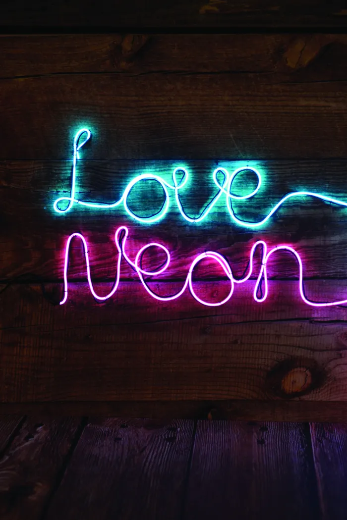 DIY Neon-Effekt-Zeichen