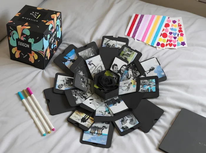 Boîte de Photos Explosion (pliée)