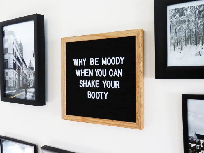 Letter Board (Cadre en Bois)