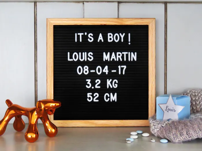 Letter Board (Cadre en Bois)