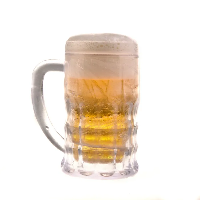 Gefrorener Bierkrug
