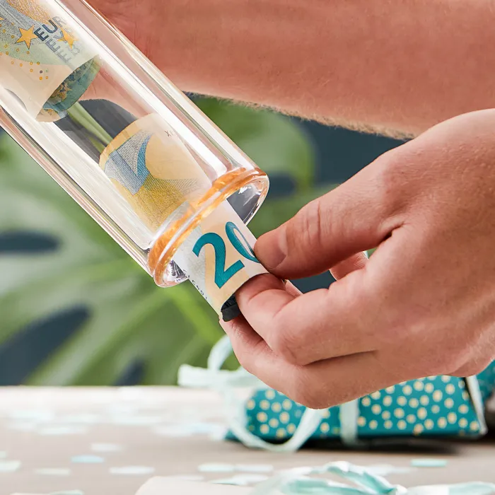 Geschenkflasche mit Befüllbarem Hohlraum