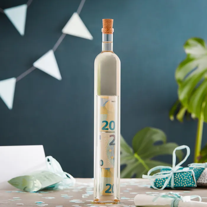 Geschenkflasche mit Befüllbarem Hohlraum