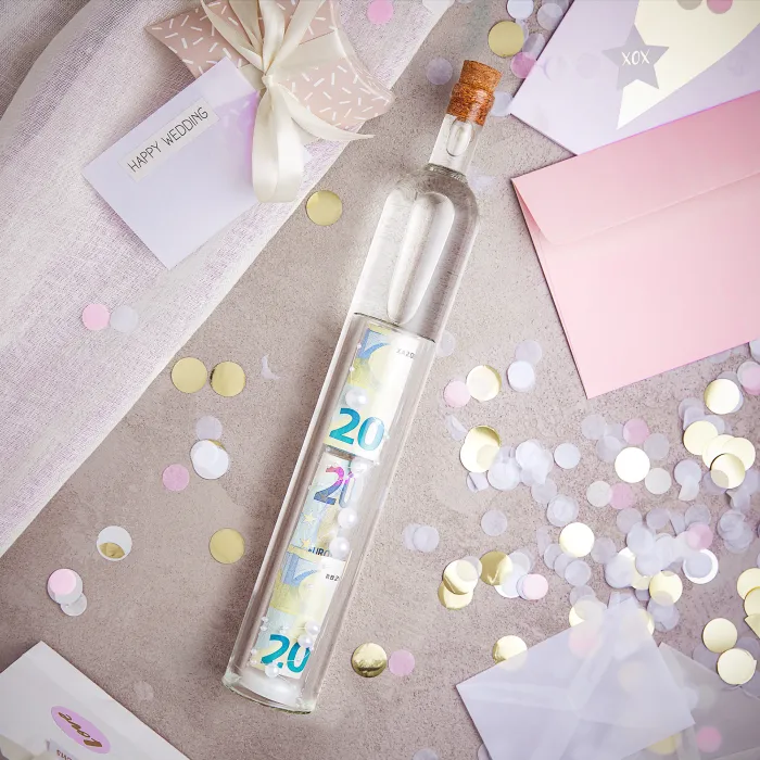 Geschenkflasche mit Befüllbarem Hohlraum