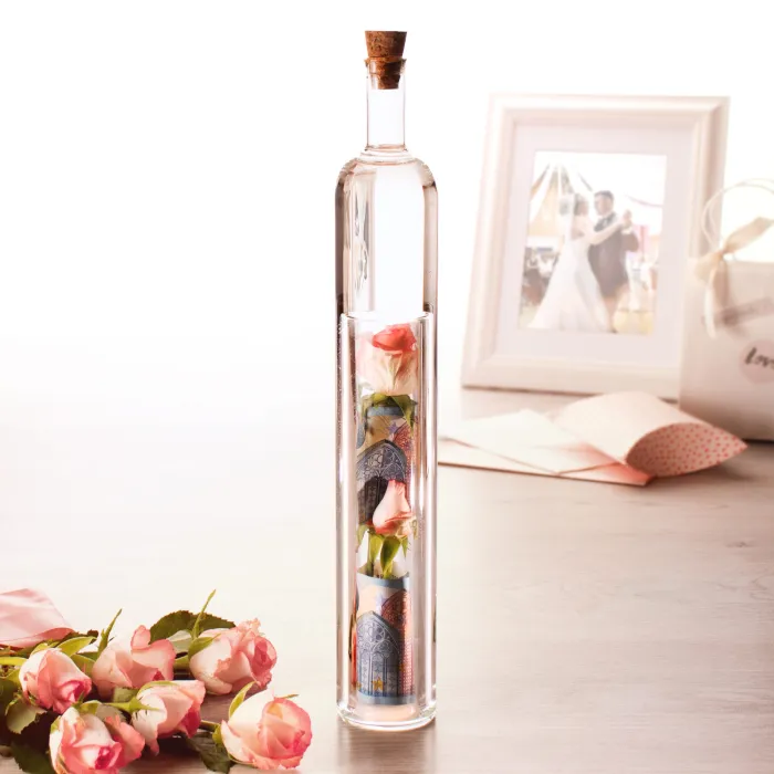 Geschenkflasche mit Befüllbarem Hohlraum