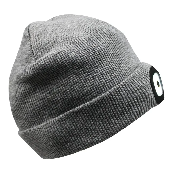 LED Beaniemütze Stirnlampe