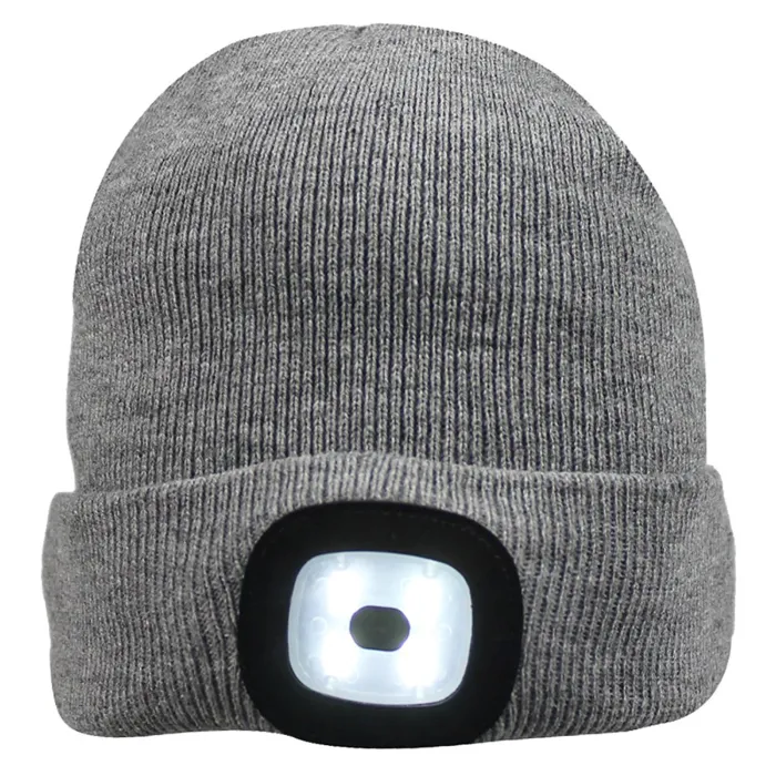 LED Beaniemütze Stirnlampe