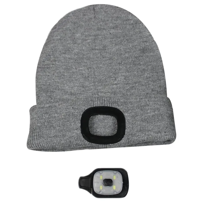 LED Beaniemütze Stirnlampe