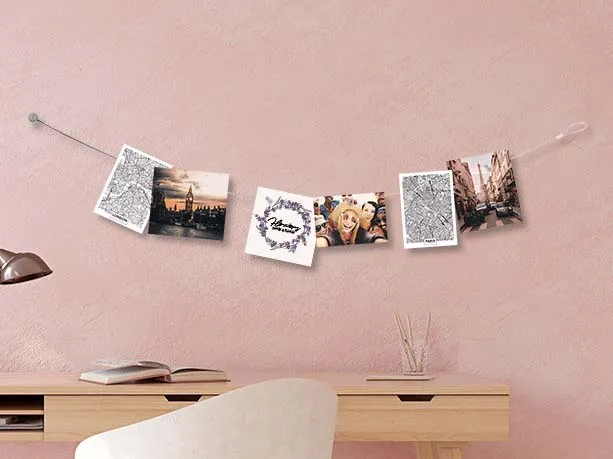 Magnetische Fotoleine