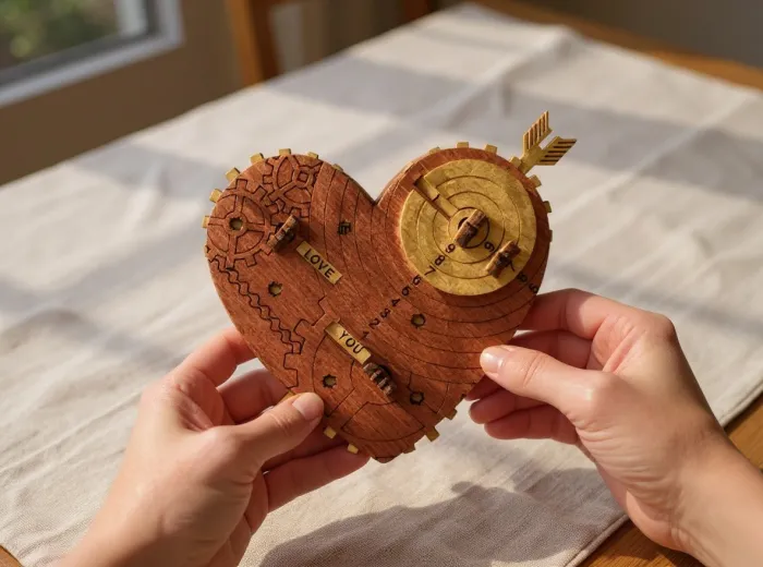 Hart Geschenkdoos Puzzel