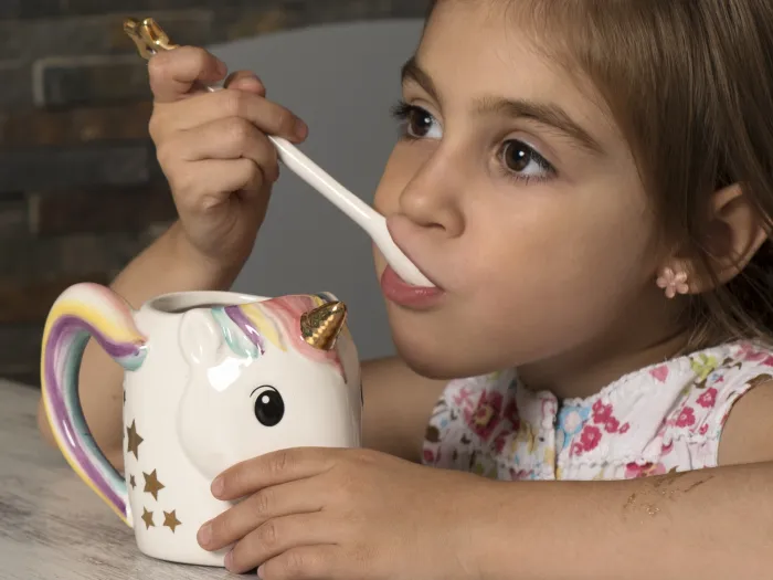 Einhorn Tasse mit Löffel