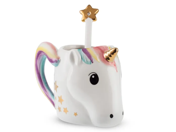 Einhorn Tasse mit Löffel