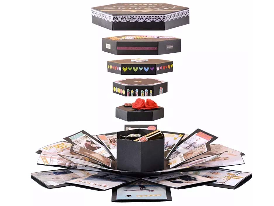Explosie Fotodoos (Gevouwen) Foto Cadeau Explosion Box Kopen CoolGift