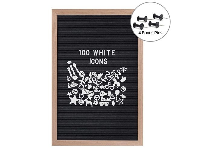 Letter Board (Cadre en Bois)