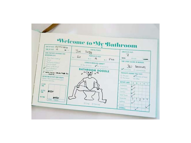 Toilet Guest Book (Hardcover)