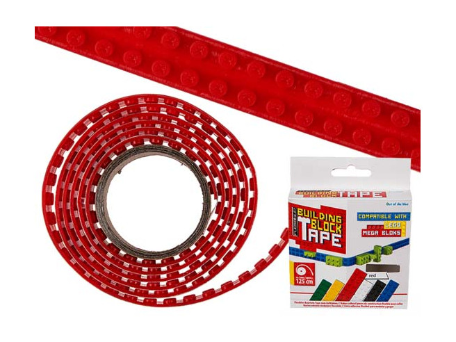 Build Bonanza Building Block Compatible Peel &Stick Tape 12 ft of flexible  tape