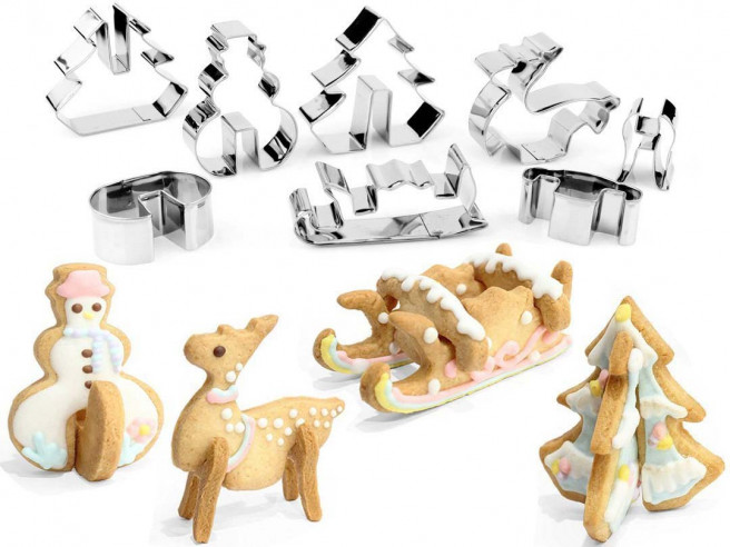 Harmonisch Primitief Goot Koekjes Uitstekers Kerst | Christmas 3D Cookie Cutter Kopen - CoolGift