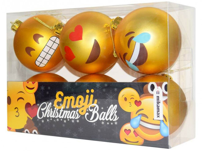 Emoji Christmas Balls