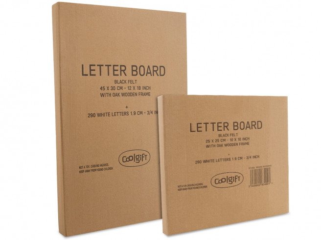 Letter Board (Cadre en Bois)