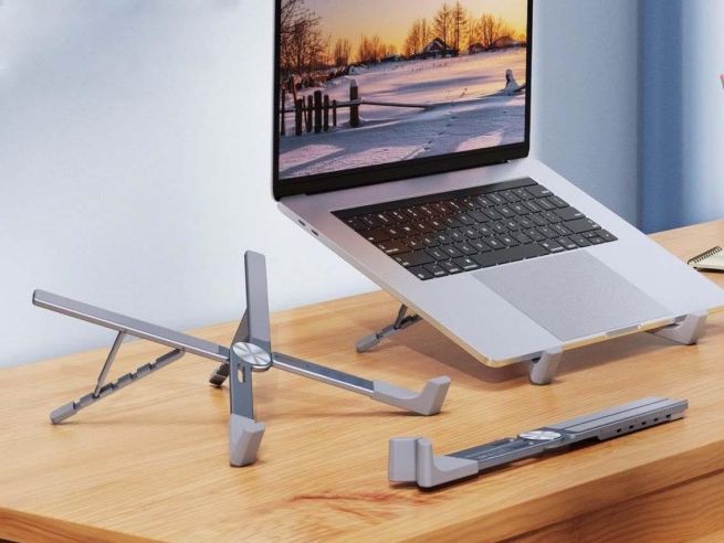 Opvouwbare Aluminium Laptop Standaard