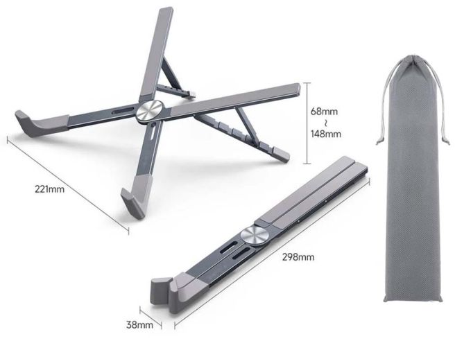 Opvouwbare Aluminium Laptop Standaard