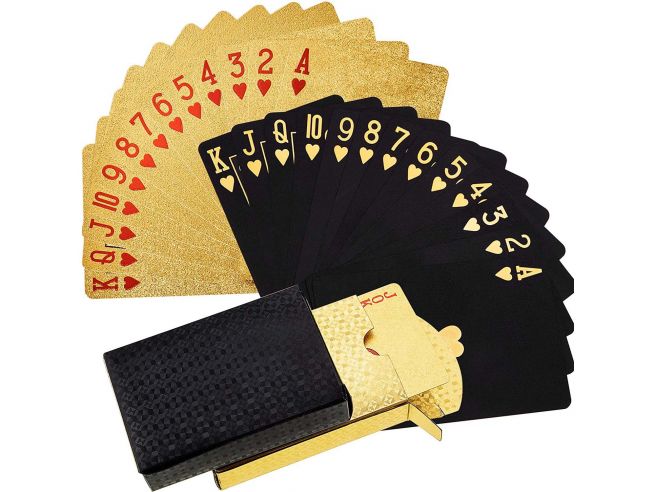 Kietelen D.w.z walgelijk Gold Playing Cards | Gouden Speelkaarten Kopen - CoolGift