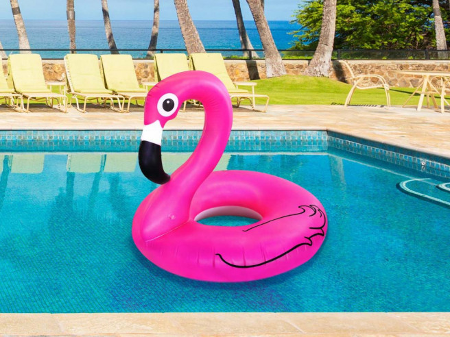 Opblaasbare Flamingo Zwemband