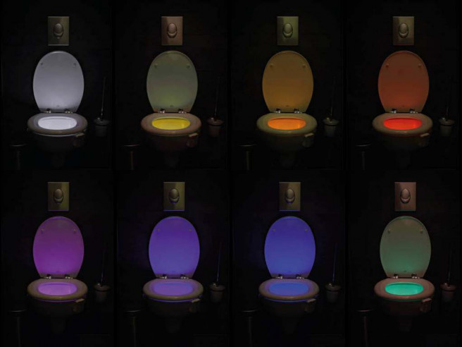 Gadget WC : Illumibowl, éclairage astucieux pour WC - 9,99 €