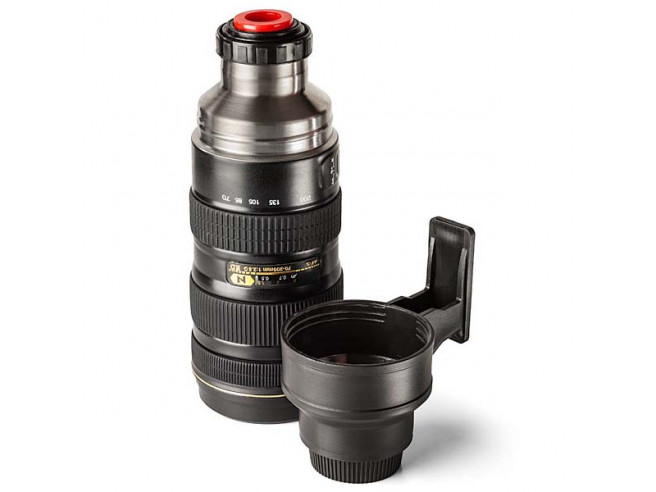 Thermos Flask Camera Lens