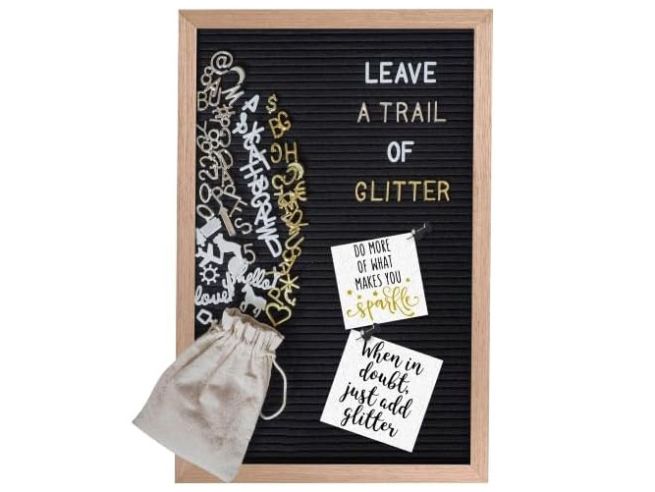 Letter Board (Cadre en Bois)