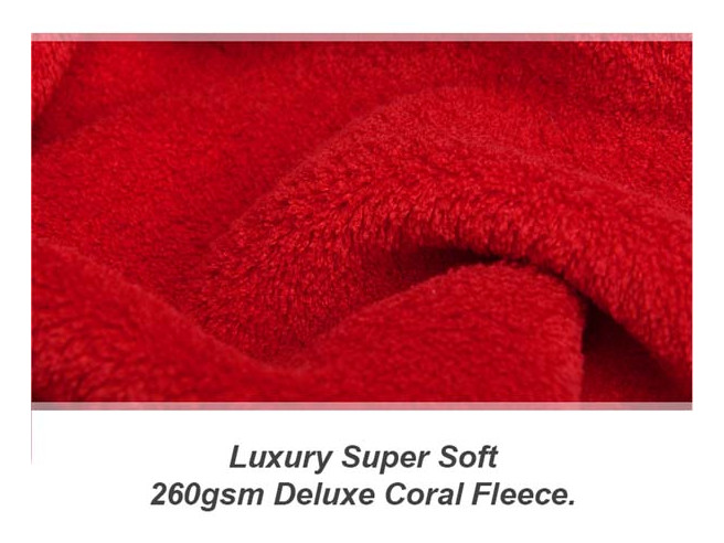 Snug-Rug Deluxe Coral Fleece Blanket