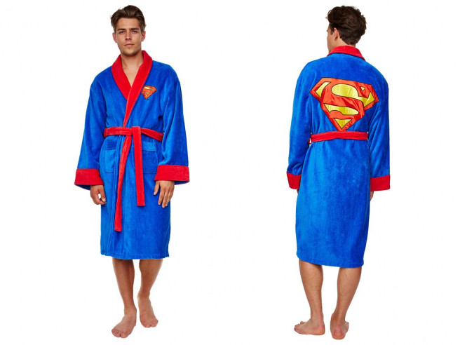 Superman Badjas Fleece
