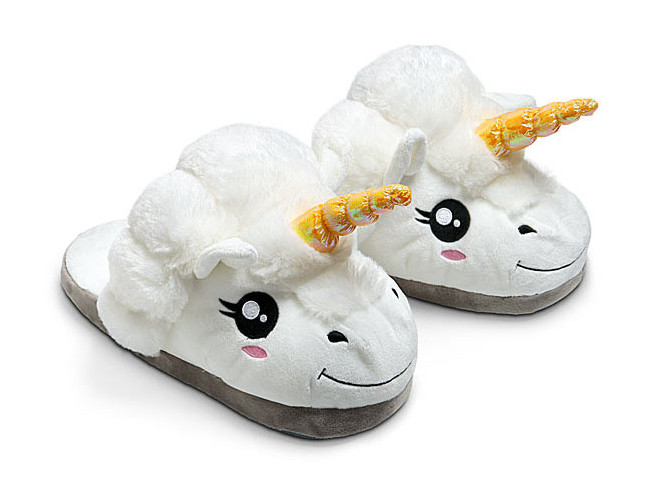 unicorn massage slippers