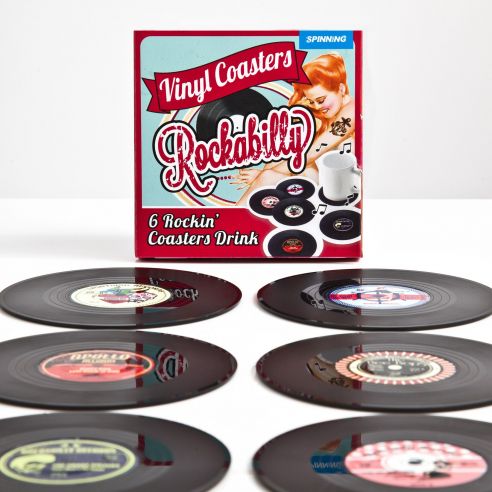 Vinyl Coasters Rockabilly