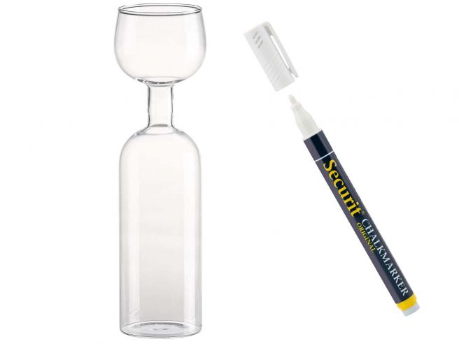 lijden Passend toevoegen aan Wijnfles Glas | Wine Bottle Glass Kopen - CoolGift