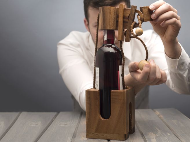 Wine Bottle Puzzle