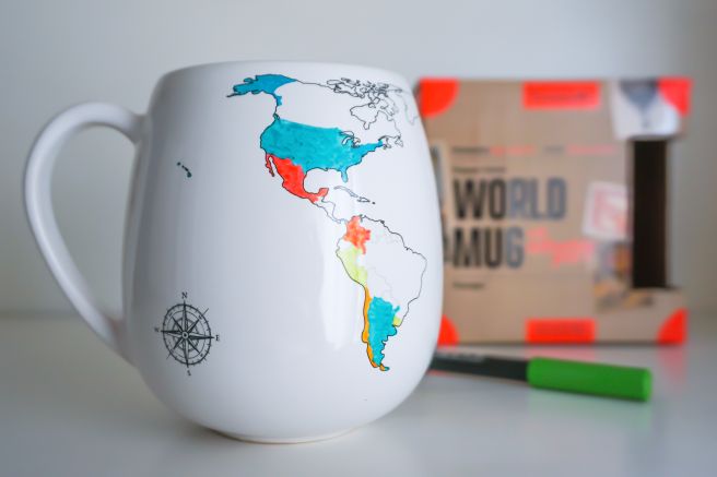 Mug Carte du Monde