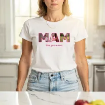 Gepersonaliseerd T-shirt met Foto in Letters