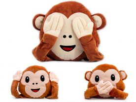 Emoticon Pillow Monkey