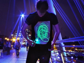 Interaktive Laser T-Shirts