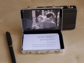 Mini Briefcase Business Card Case