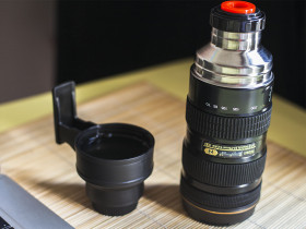 Thermos Flask Camera Lens
